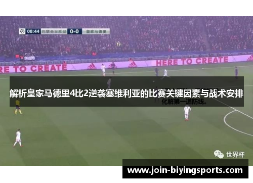 解析皇家马德里4比2逆袭塞维利亚的比赛关键因素与战术安排 解析皇家马德里4比2逆袭塞维利亚的比赛关键因素与战术安排